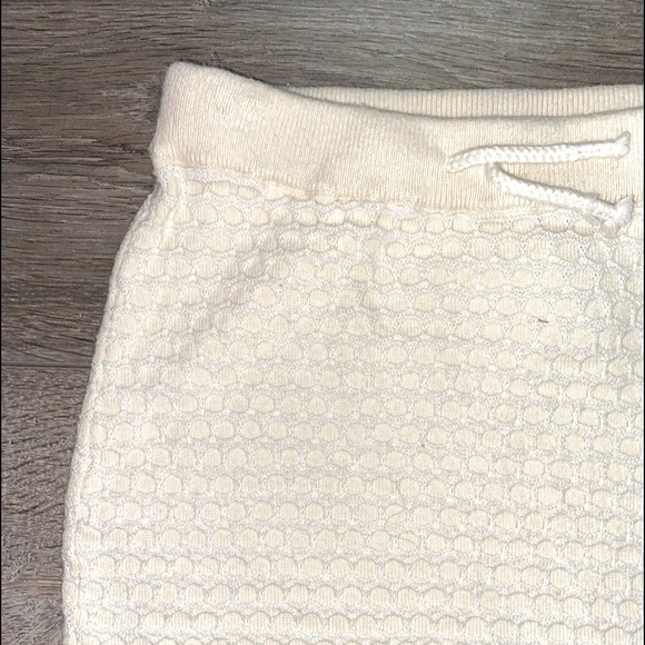 H&M Organic Cotton Honeycomb Waffle Knit Hooded Sweater Jogger Set 12-18 Months - Picture 11 of 14
